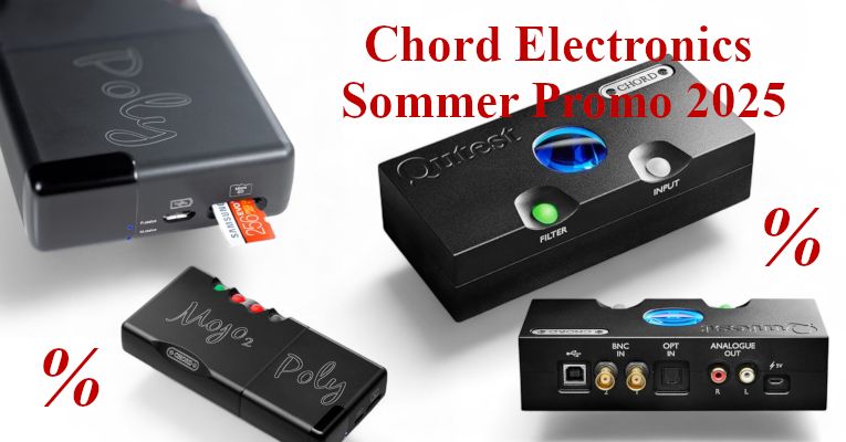 Mojo 2, Poly und Qutest von Chord Electronics – Sommeraktion 2025 bei Hört sich Gut an in Bielefeld