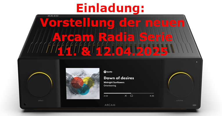 Hochwertige Arcam Radia-HiFi-Komponenten