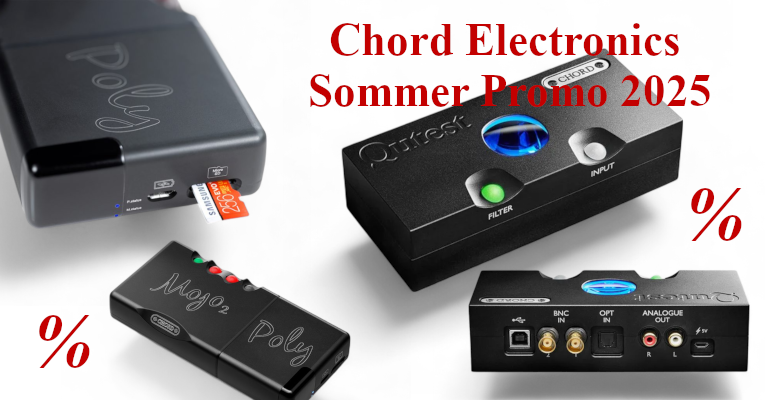 Mojo 2, Poly und Qutest von Chord Electronics – Sommeraktion 2025 bei Hört sich Gut an in Bielefeld